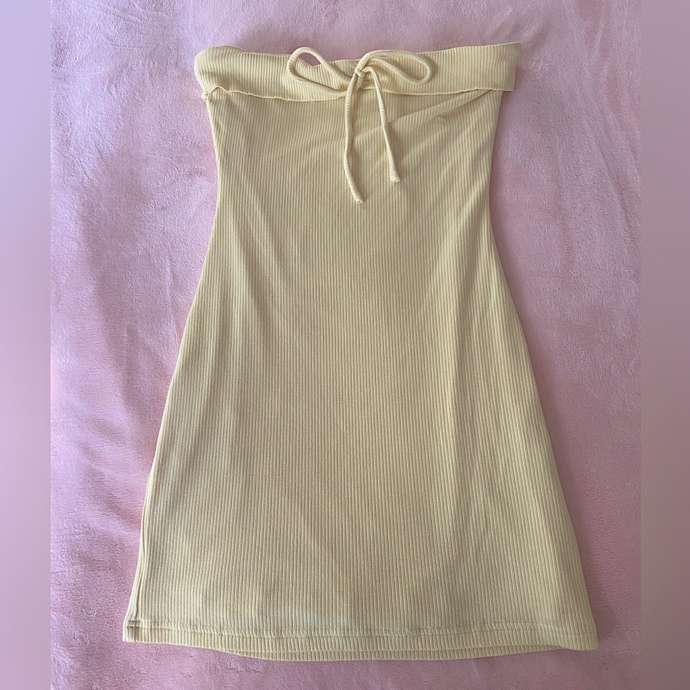 🌼White Fox Yellow Mini Dress🌼